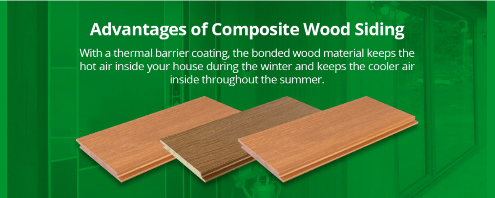 advantages of composite wood siding