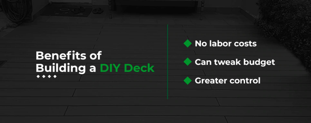 benefits of building a diy deck