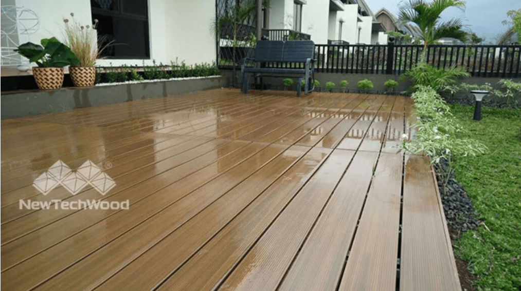 wood patio